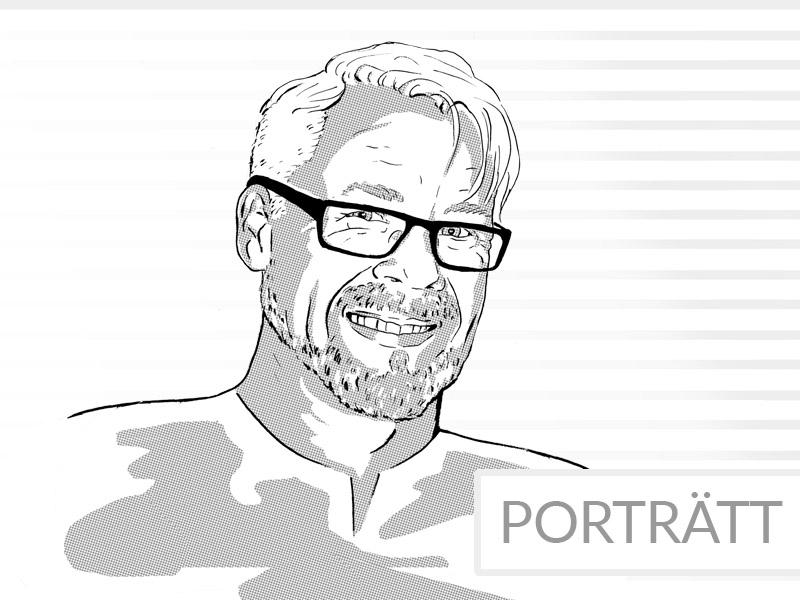 porträttbild svart vit
